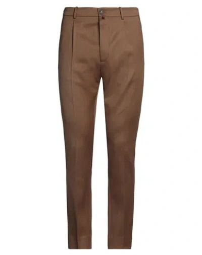 Jacob Cohёn Man Pants Khaki Size 34 Virgin Wool, Cotton, Elastane In Brown