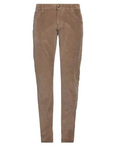 Jacob Cohёn Man Pants Khaki Size 35 Cotton, Modacrylic, Elastane In Brown