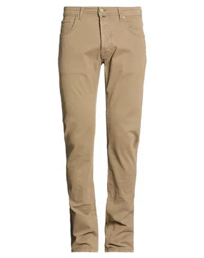 Jacob Cohёn Man Pants Khaki Size 38 Cotton, Modal, Elastane In Beige
