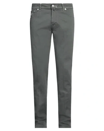 Jacob Cohёn Man Pants Lead Size 34 Cotton, Elastane In Grey