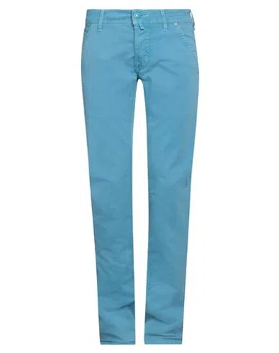 Jacob Cohёn Man Pants Light Blue Size 31 Cotton, Polyester, Elastane