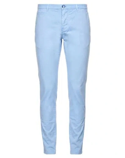 Jacob Cohёn Man Pants Light Blue Size 34 Cotton, Elastane
