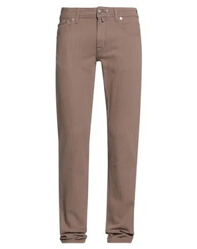 Jacob Cohёn Man Pants Light Brown Size 33 Cotton, Elastane