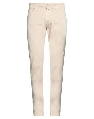Jacob Cohёn Man Pants Light Brown Size 33 Cotton, Elastane In Beige