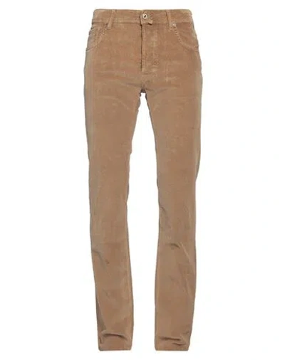 Jacob Cohёn Man Pants Light Brown Size 32 Cotton, Elastane, Polyester In Beige