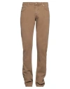 Jacob Cohёn Man Pants Light Brown Size 35 Modal, Cotton, Elastane In Sand