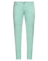 Jacob Cohёn Man Pants Light Green Size 36 Cotton, Elastane