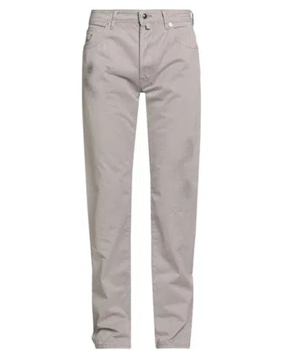 JACOB COHЁN JACOB COHЁN MAN PANTS LIGHT GREY SIZE 33 COTTON