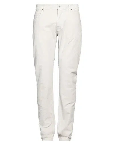 Jacob Cohёn Man Pants Light Grey Size 34 Cotton, Elastane