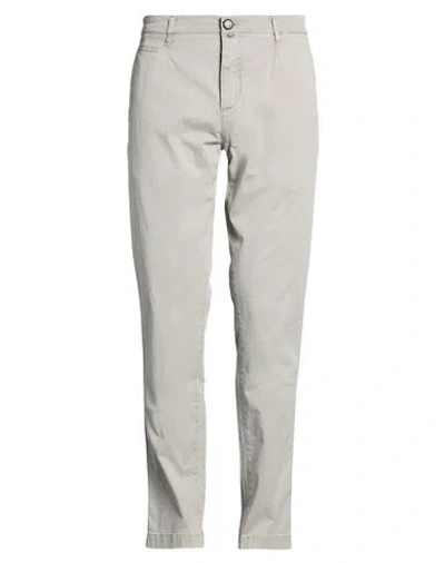 Jacob Cohёn Man Pants Light Grey Size 35 Cotton, Elastane In Gray