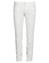 Jacob Cohёn Man Pants Light Grey Size 35 Cotton, Elastane, Polyester In White