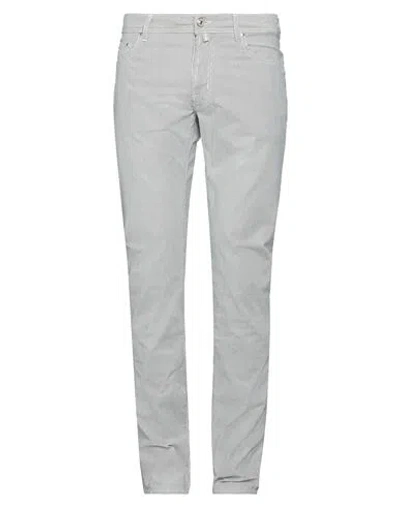Jacob Cohёn Man Pants Light Grey Size 35 Cotton, Lyocell, Elastane In Multi