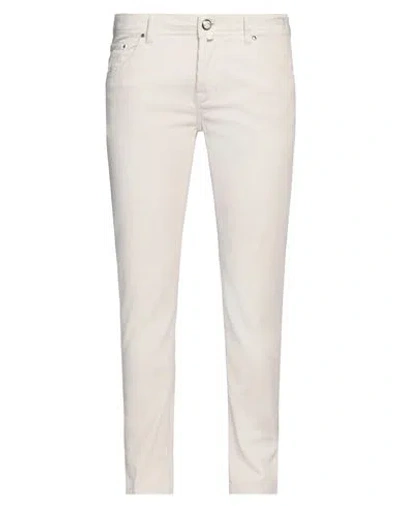 Jacob Cohёn Man Pants Light Grey Size 35 Cotton, Modacrylic, Elastane