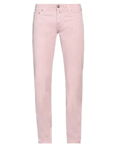 Jacob Cohёn Man Pants Light Pink Size 33 Cotton, Elastane