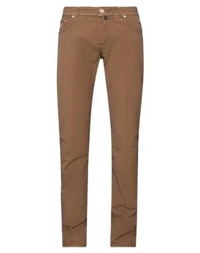 Jacob Cohёn Man Pants Marigold Size 32 Cotton, Polyamide In Yellow