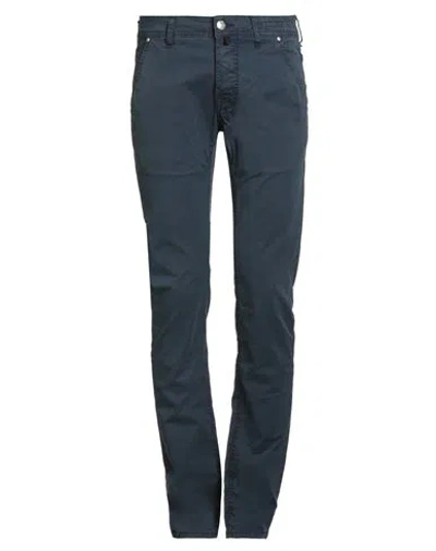 Jacob Cohёn Man Pants Midnight Blue Size 32 Cotton, Elastane