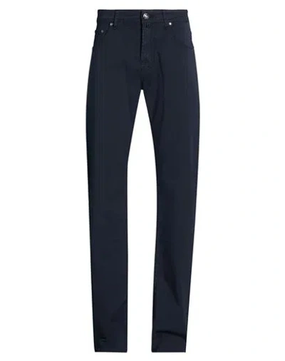 Jacob Cohёn Man Pants Midnight Blue Size 33 Cotton, Elastane