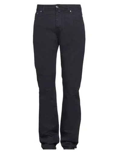 Jacob Cohёn Man Pants Midnight Blue Size 34 Cotton, Linen, Lyocell, Elastane