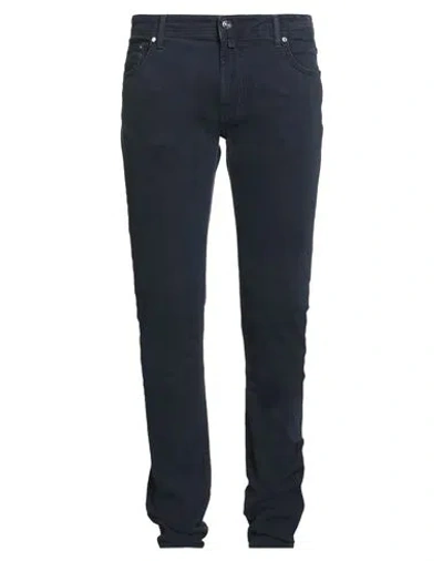Jacob Cohёn Man Pants Midnight Blue Size 40 Cotton, Elastane