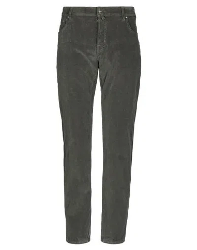 Jacob Cohёn Man Pants Military Green Size 29 Cotton, Elastane In Green