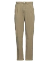 Shop Jacob Cohёn Man Pants Military Green Size 31 Cotton, Elastane