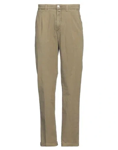 Jacob Cohёn Man Pants Military Green Size 31 Cotton, Elastane