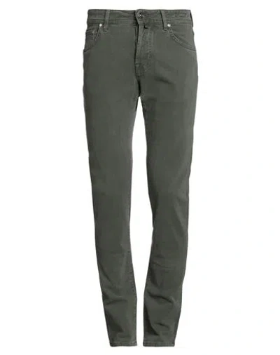 Jacob Cohёn Man Pants Military Green Size 31 Cotton, Elastane, Polyester