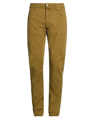 Jacob Cohёn Man Pants Military Green Size 31 Cotton, Lyocell, Elastane