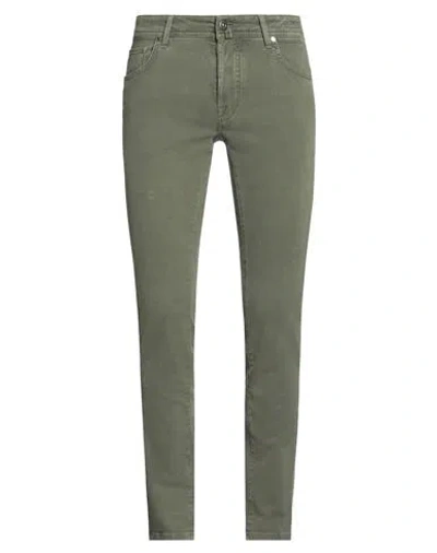Jacob Cohёn Man Pants Military Green Size 32 Cotton, Elastane, Polyester