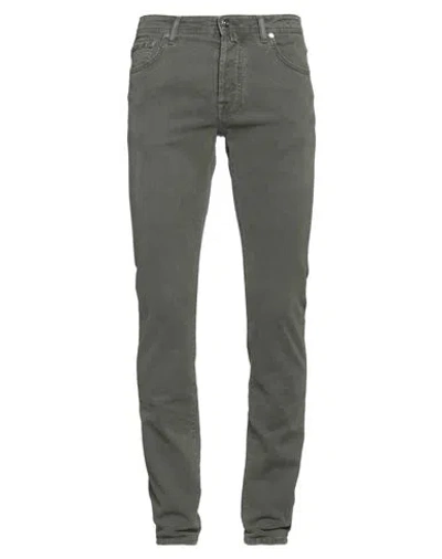 Jacob Cohёn Man Pants Military Green Size 33 Cotton, Elastane