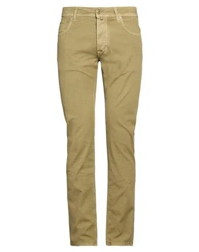 Jacob Cohёn Man Pants Military Green Size 33 Cotton, Elastane