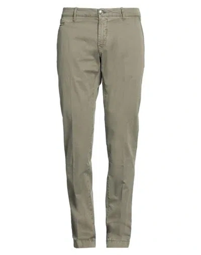 Jacob Cohёn Man Pants Military Green Size 34 Cotton, Elastane In Green