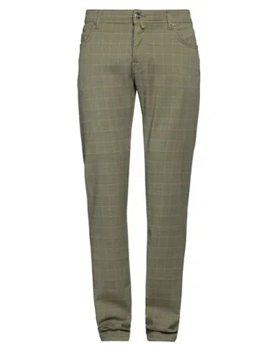 Jacob Cohёn Man Pants Military Green Size 33 Cotton, Virgin Wool, Elastane