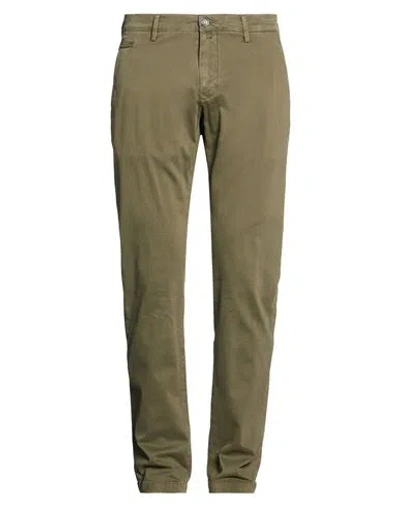 Jacob Cohёn Man Pants Military Green Size 34 Cotton, Elastane