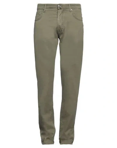 Jacob Cohёn Man Pants Military Green Size 34 Modal, Cotton, Elastane, Polyester