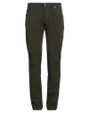 Jacob Cohёn Man Pants Military Green Size 34 Polyester In Green
