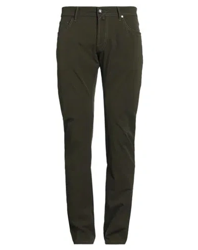 Jacob Cohёn Man Pants Military Green Size 34 Polyester