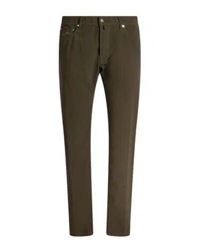 Jacob Cohёn Man Pants Military Green Size 34 Polyimide, Elastane