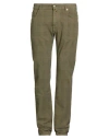 Jacob Cohёn Man Pants Military Green Size 35 Cotton, Elastane