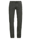 Jacob Cohёn Man Pants Military Green Size 37 Cotton, Elastane In Black