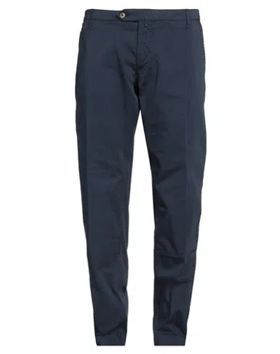 Jacob Cohёn Man Pants Navy Size 44 Cotton, Elastane In Navy Blue