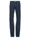 Jacob Cohёn Man Pants Navy Size 33 Cotton, Elastane In Blue