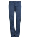 Jacob Cohёn Man Pants Navy Size 33 Cotton, Lyocell, Elastane In Blue