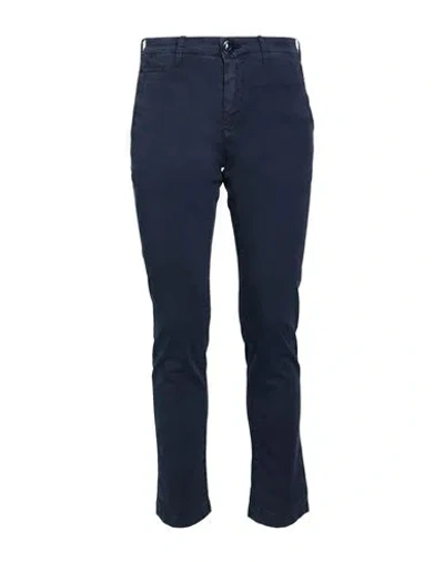 Jacob Cohёn Man Pants Navy Size 36 Cotton, Elastane, Polyester In Blue