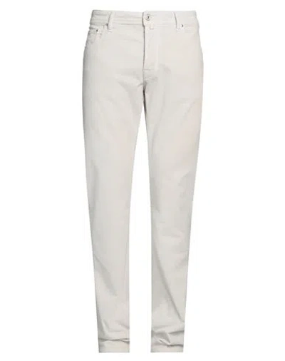 Jacob Cohёn Man Pants Off White Size 31 Cotton, Elastane
