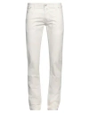 JACOB COHЁN JACOB COHЁN MAN PANTS OFF WHITE SIZE 32 COTTON, ELASTANE