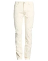 Jacob Cohёn Man Pants Off White Size 34 Cotton, Lyocell, Elastane In Neutral