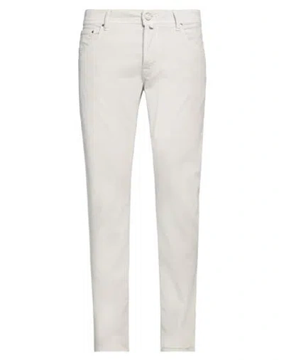 Jacob Cohёn Man Pants Off White Size 40 Cotton, Lyocell, Elastane