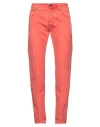 Jacob Cohёn Man Pants Orange Size 34 Cotton