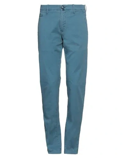 Jacob Cohёn Man Pants Pastel Blue Size 30 Cotton, Elastane, Polyester